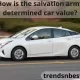 How is the salvation army determined car value