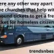 Is there any other way apart from the churches that help with greyhound tickets to get a free bus ticket for homeless citizens
