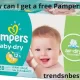 How can I get a free Pampers Box
