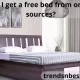 Can I get a free bed from online sources