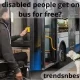 Can disabled people get on the bus for free