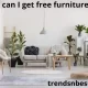 How can I get free furniture UK