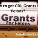 How to get CDL Grants for Felons