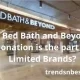 Is Bed Bath and Beyond donation is the part of Limited Brands
