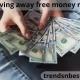 Is giving away free money real